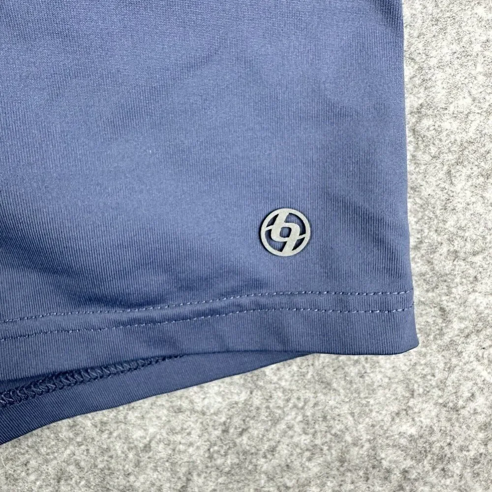 LIJA Golf Skirt Womens Medium Blue Lined Cinch Athletic Athleisure Stretch Mini